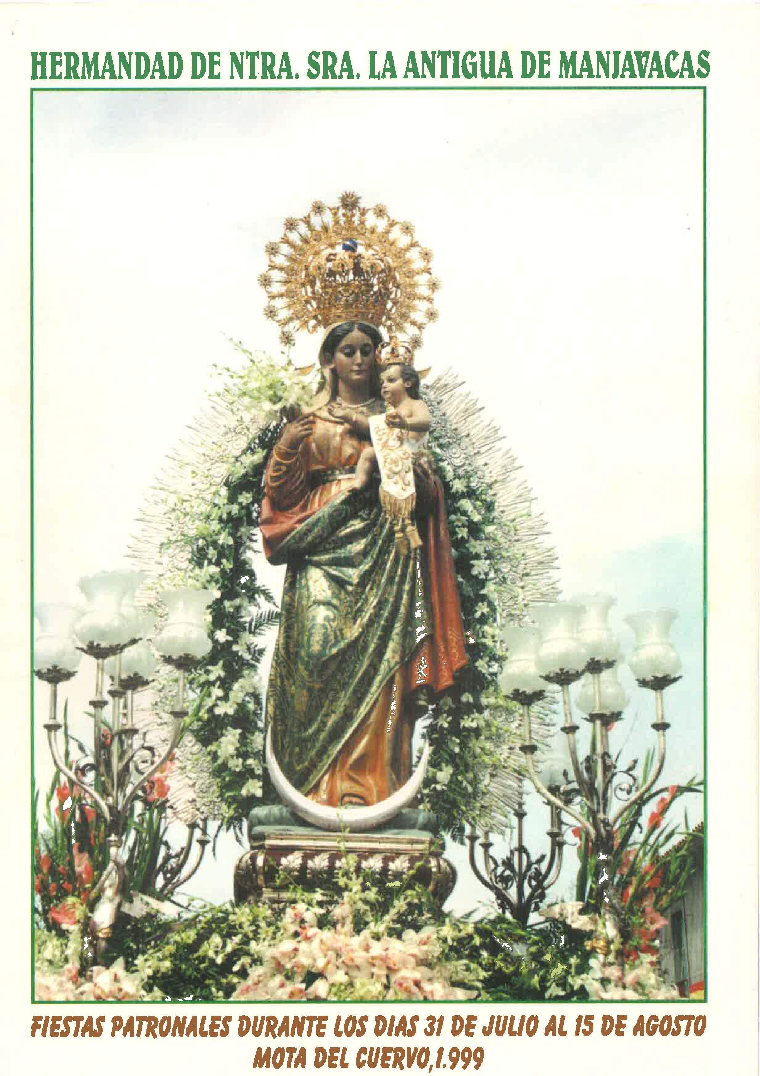 Fiestas de Nuestra Señora de la Antigua de Manjavacas 1999 Mota del Cuervo